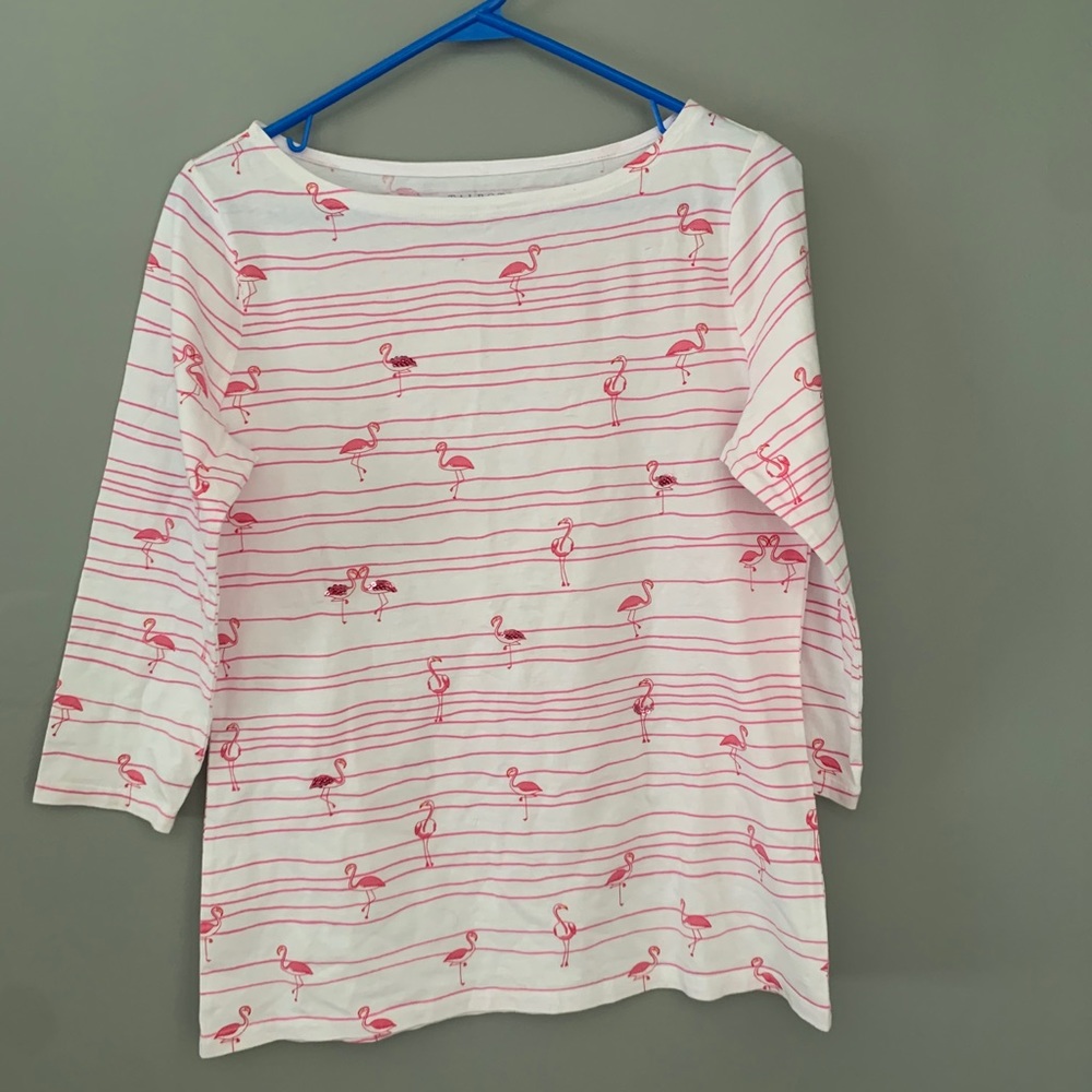 Talbots three quarter sleeve top